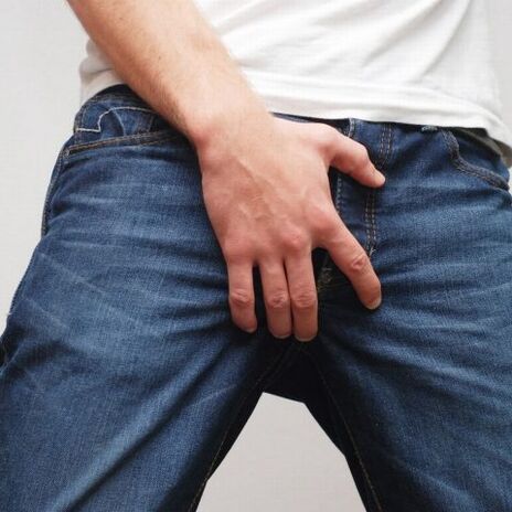 Penis enlargement by hanging a load can lead to serious injury